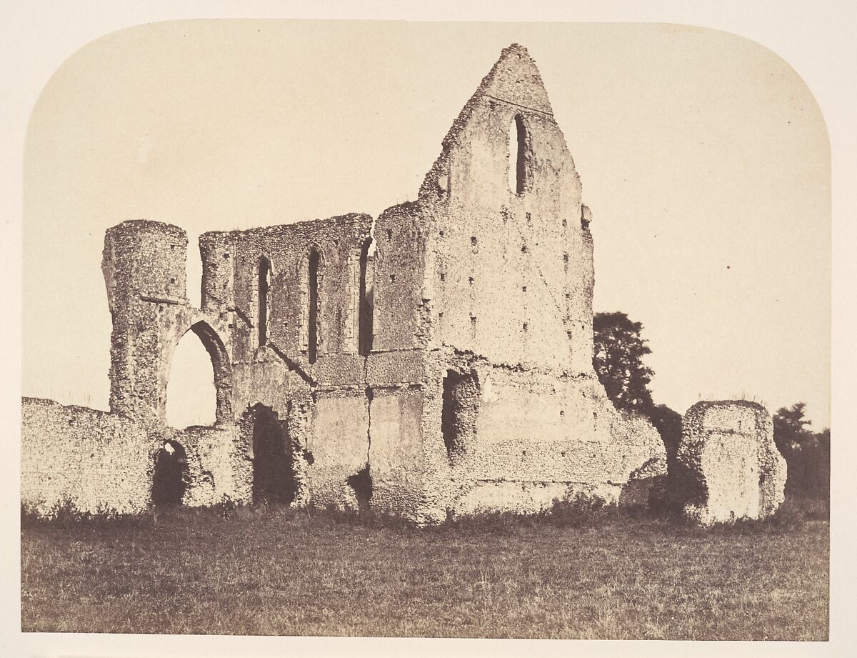 Newark Abbey, near Chertsey, John Richardson Major (British, 1821–1871), Albumen silver print 