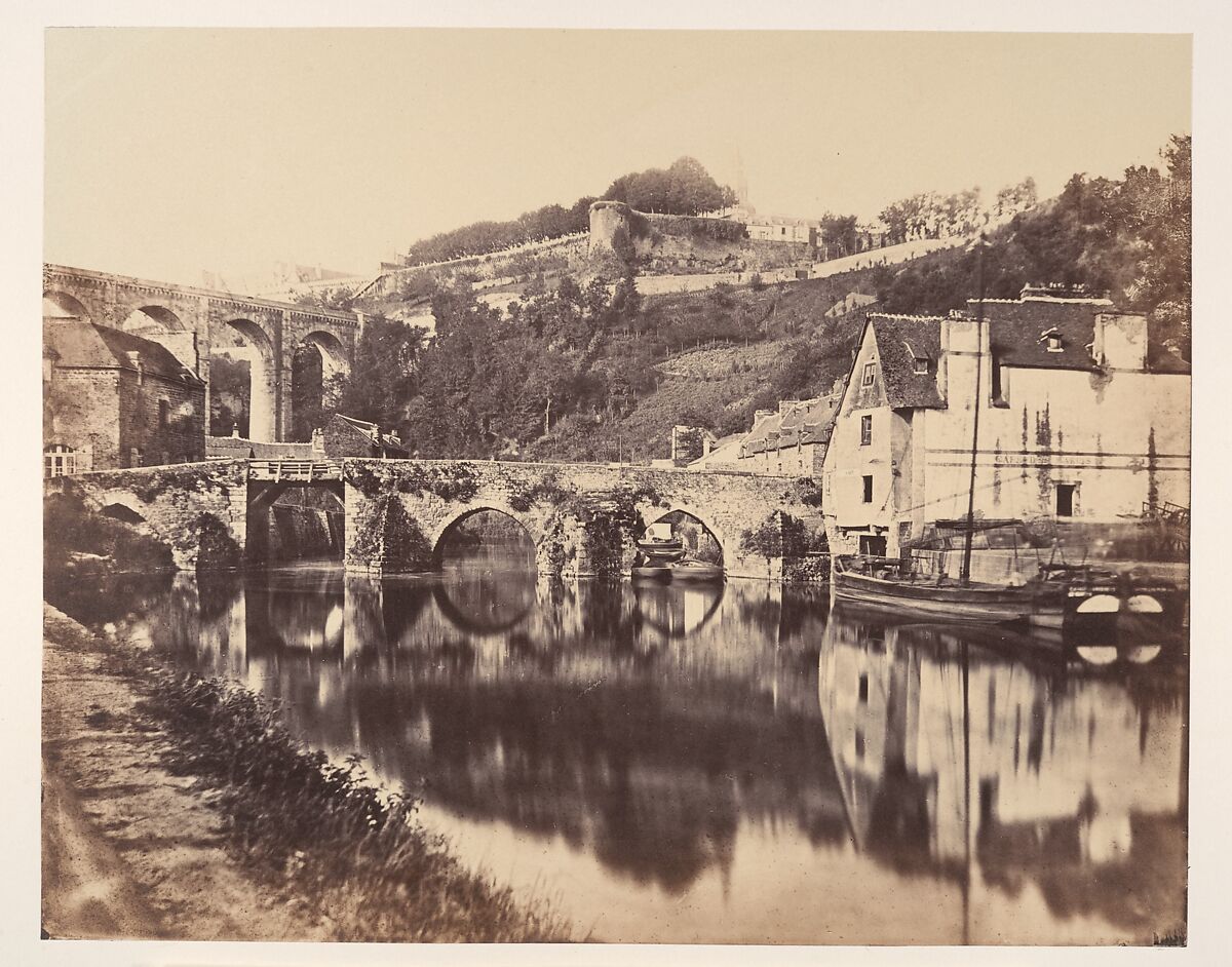 Port de Dinan, Brittany, W.A. Mansell (British), Albumen silver print 