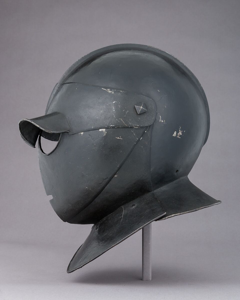 Siege Helmet, Steel, Italian