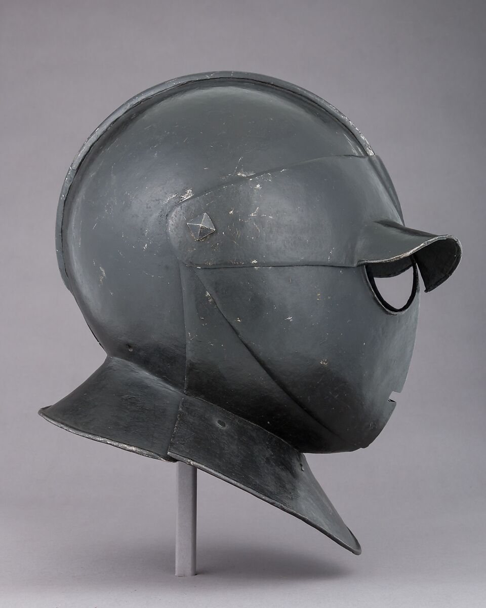 Siege Helmet, Steel, Italian