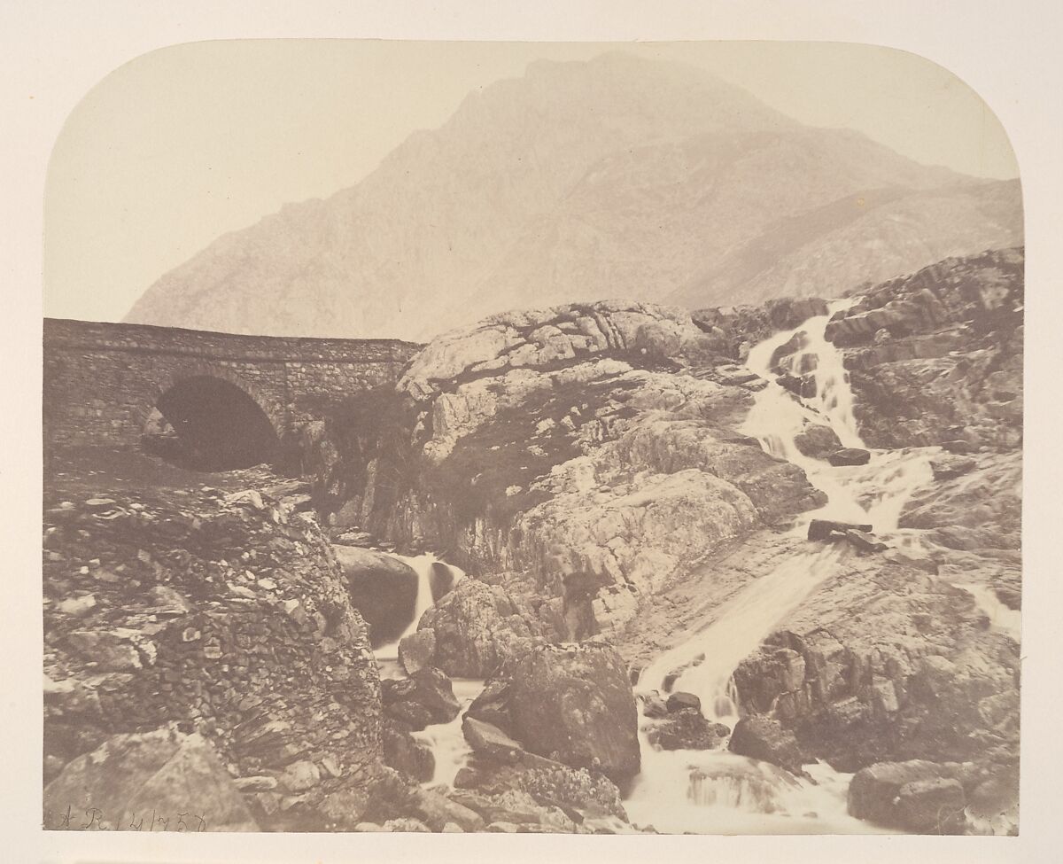 Near the Pass of Nant Frangen, North Wales, Alfred Rosling, Albumen silver print 