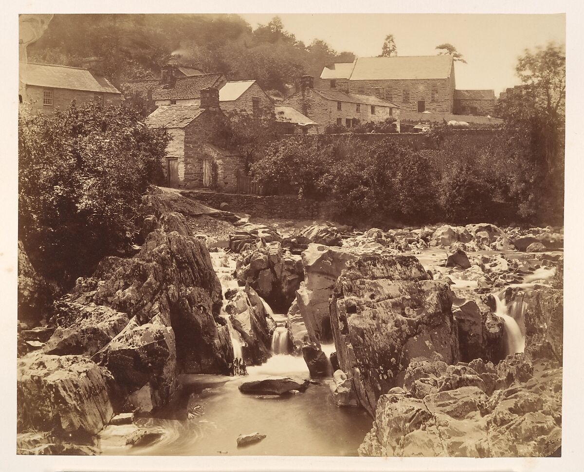 At Pont y pair, Bettws-y-Coed, North Wales, Francis Bedford (British, London 1816–1894 London), Albumen silver print 