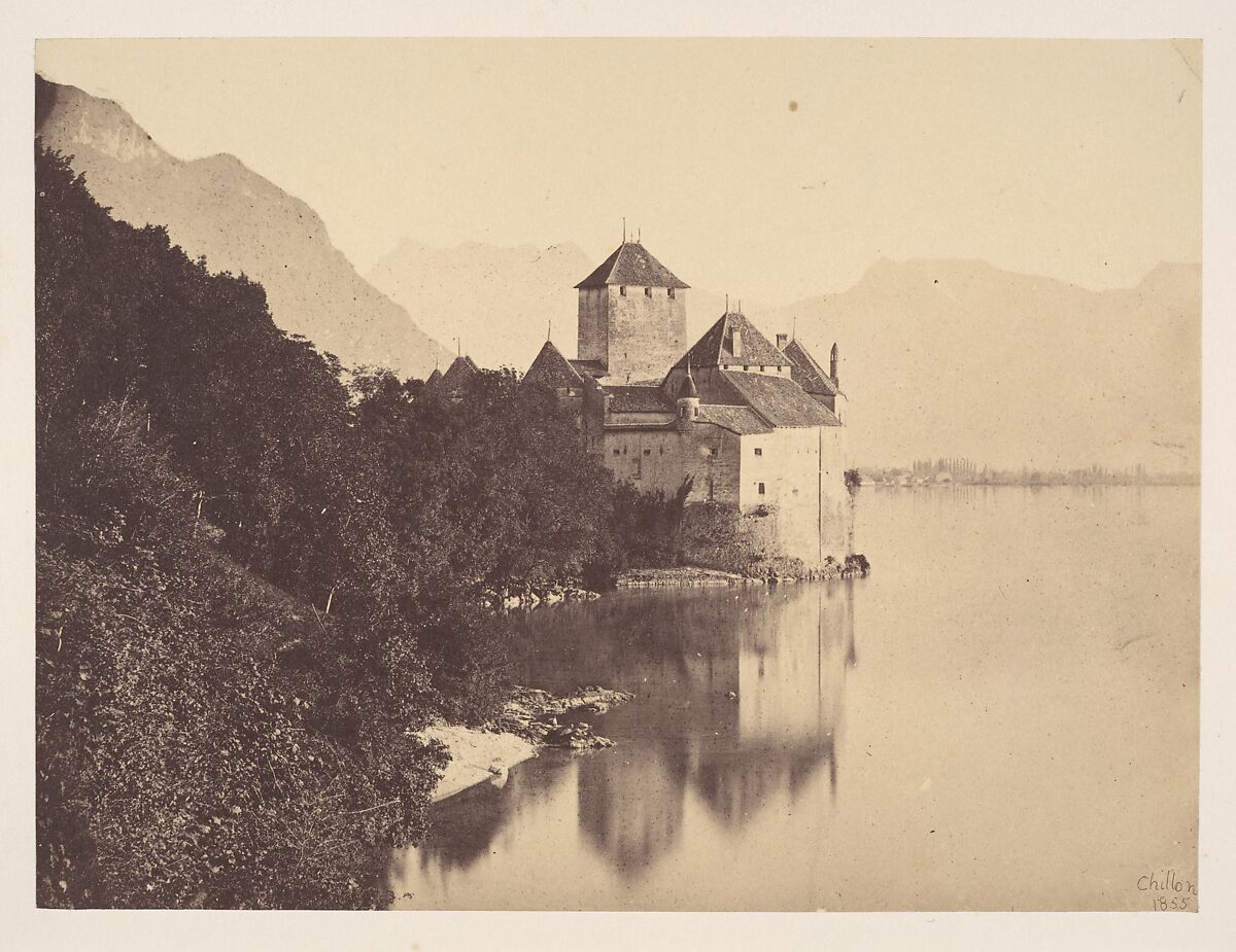 The Castle of Chillon, John Joscelyn Coghill (Irish, 1826–1905), Albumen silver print 