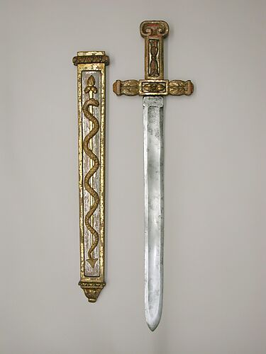 Costume Sword with Scabbard in the Classical Style