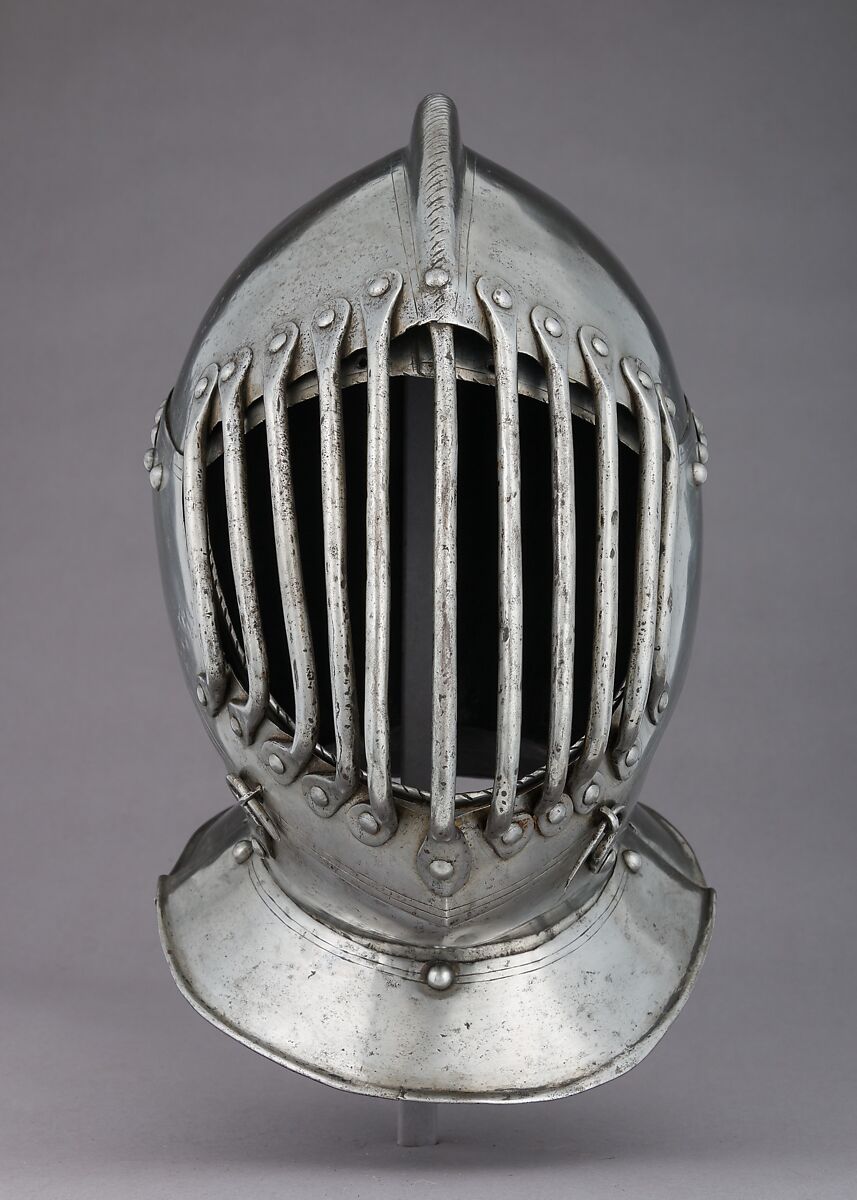 Close Helmet, Steel, Italian, Pisa