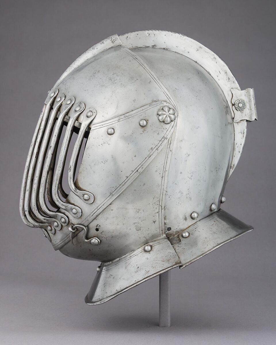 Close Helmet, Steel, Italian, Pisa