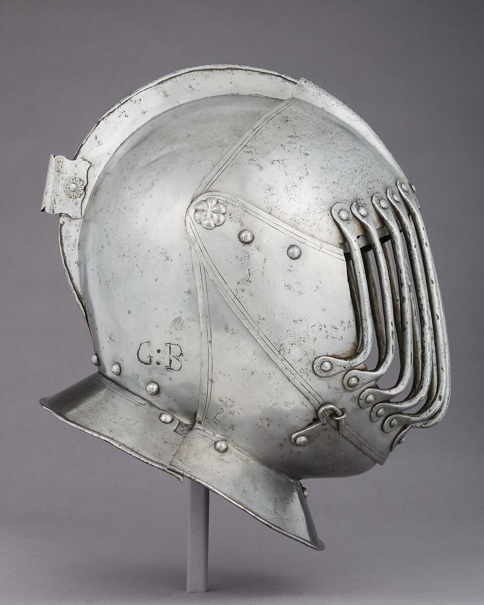 Close Helmet, Steel, Italian, Pisa