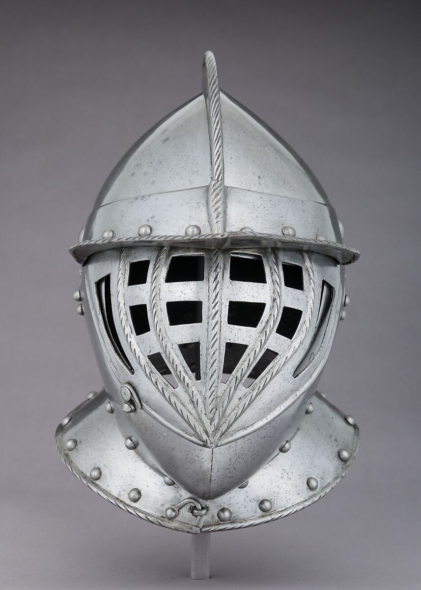 Closed Burgonet, Steel, leather, German, Cologne