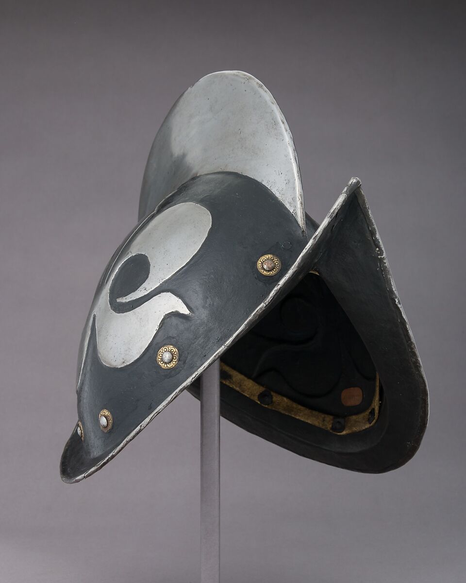 Morion, Steel, leather, brass, German 