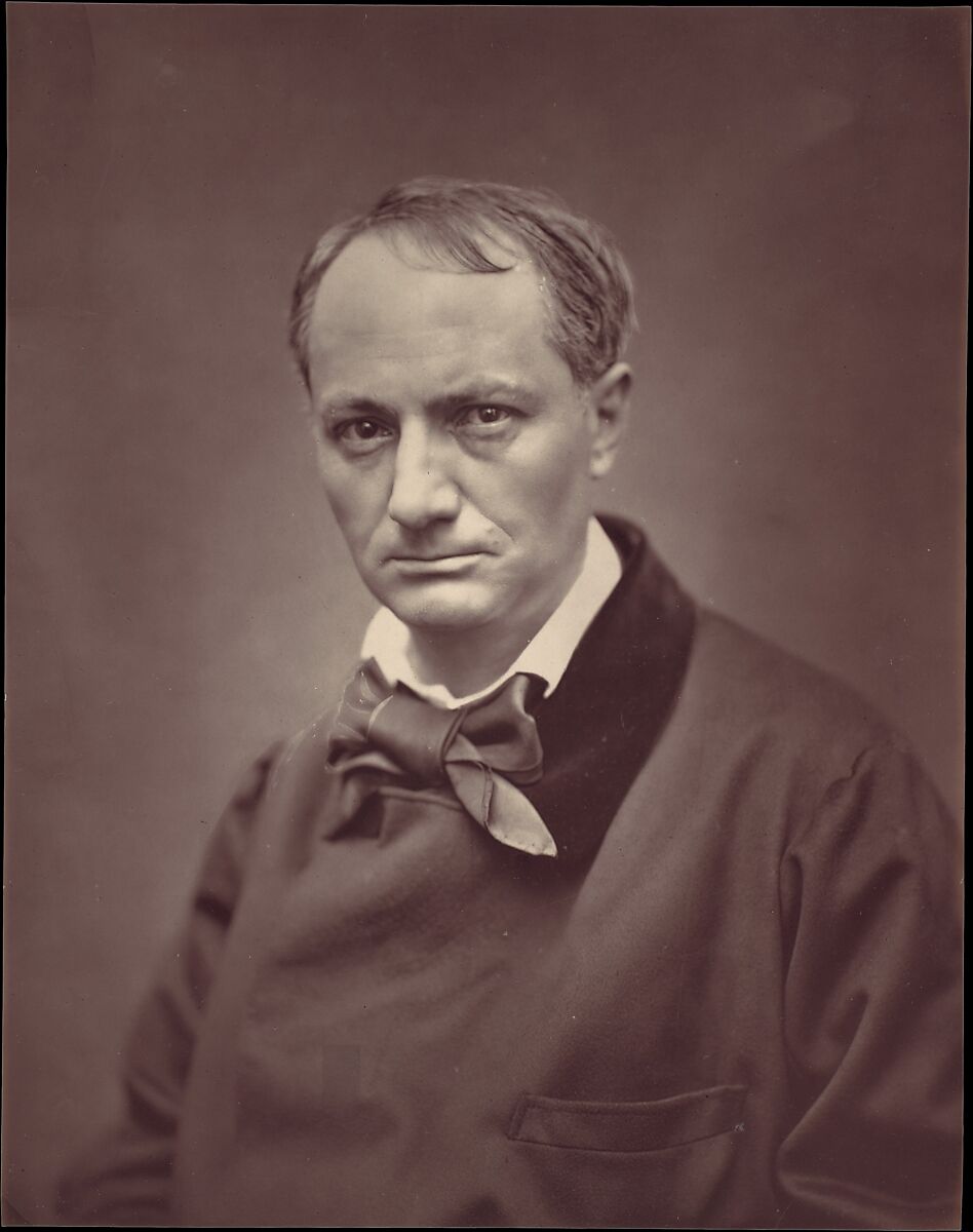 Charles Baudelaire, Etienne Carjat (French, Fareins 1828–1906 Paris), Woodburytype 
