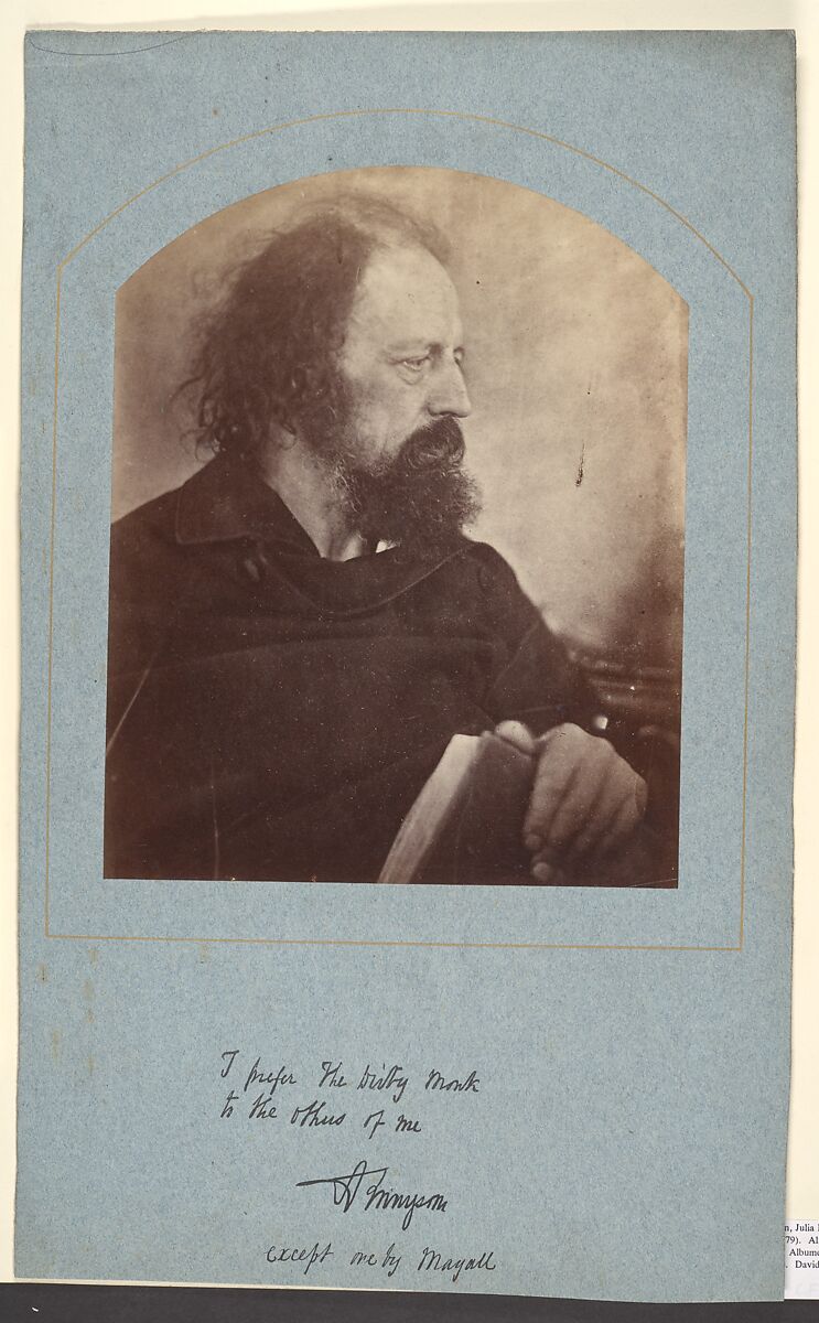 Alfred, Lord Tennyson, Julia Margaret Cameron (British (born India), Calcutta 1815–1879 Kalutara, Ceylon), Albumen silver print from glass negative 