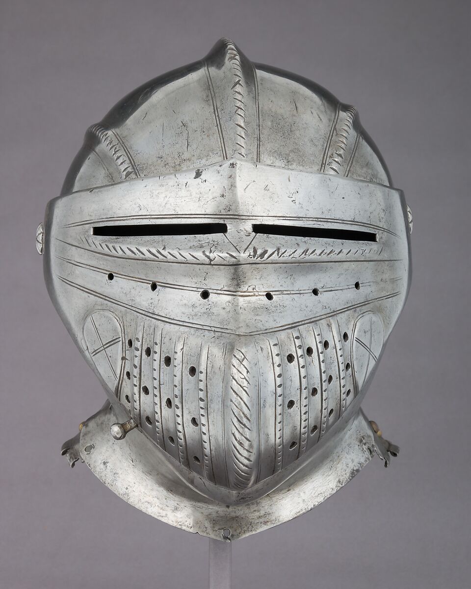 Close Helmet, Steel, brass, German