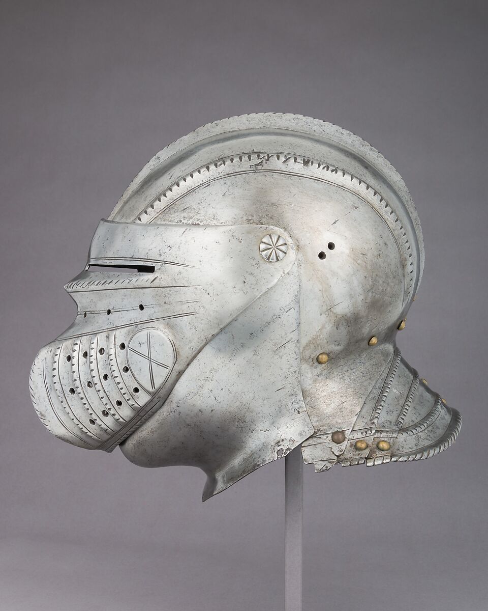 Close Helmet, Steel, brass, German