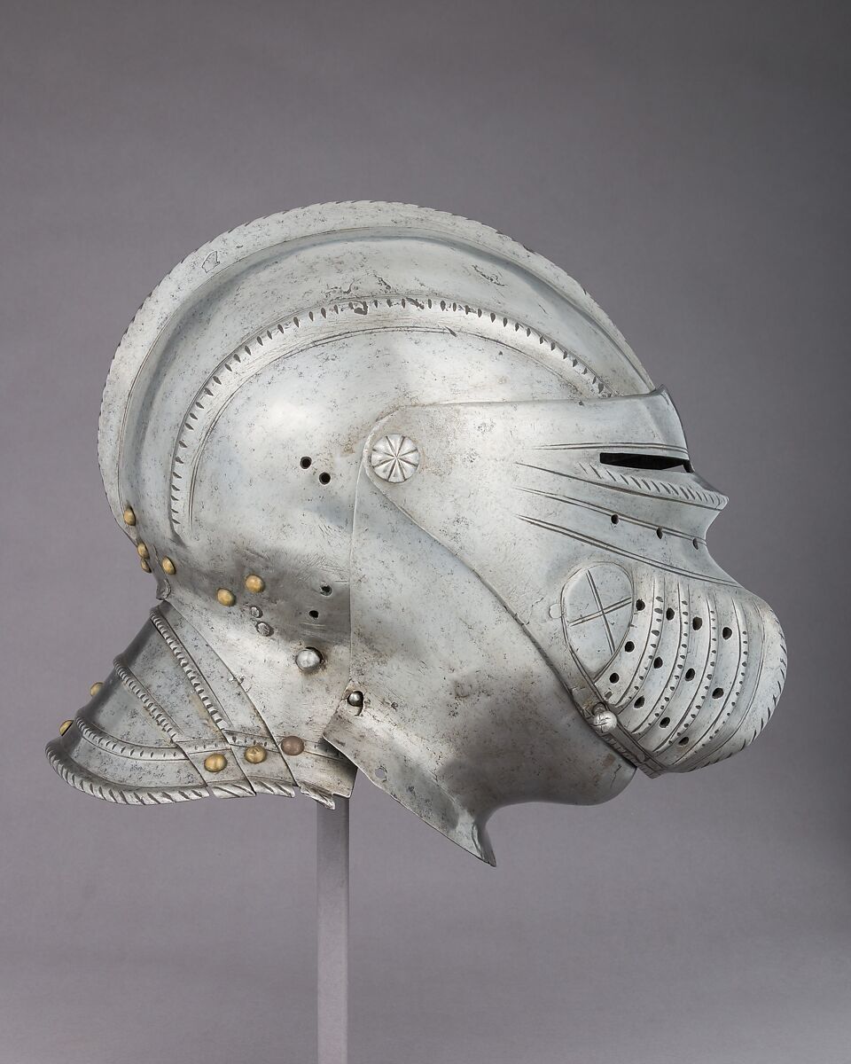 Close Helmet, Steel, brass, German
