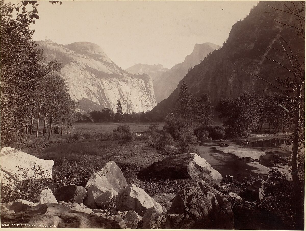 Home of the Storm Gods, California, Unknown (American), Albumen silver print 
