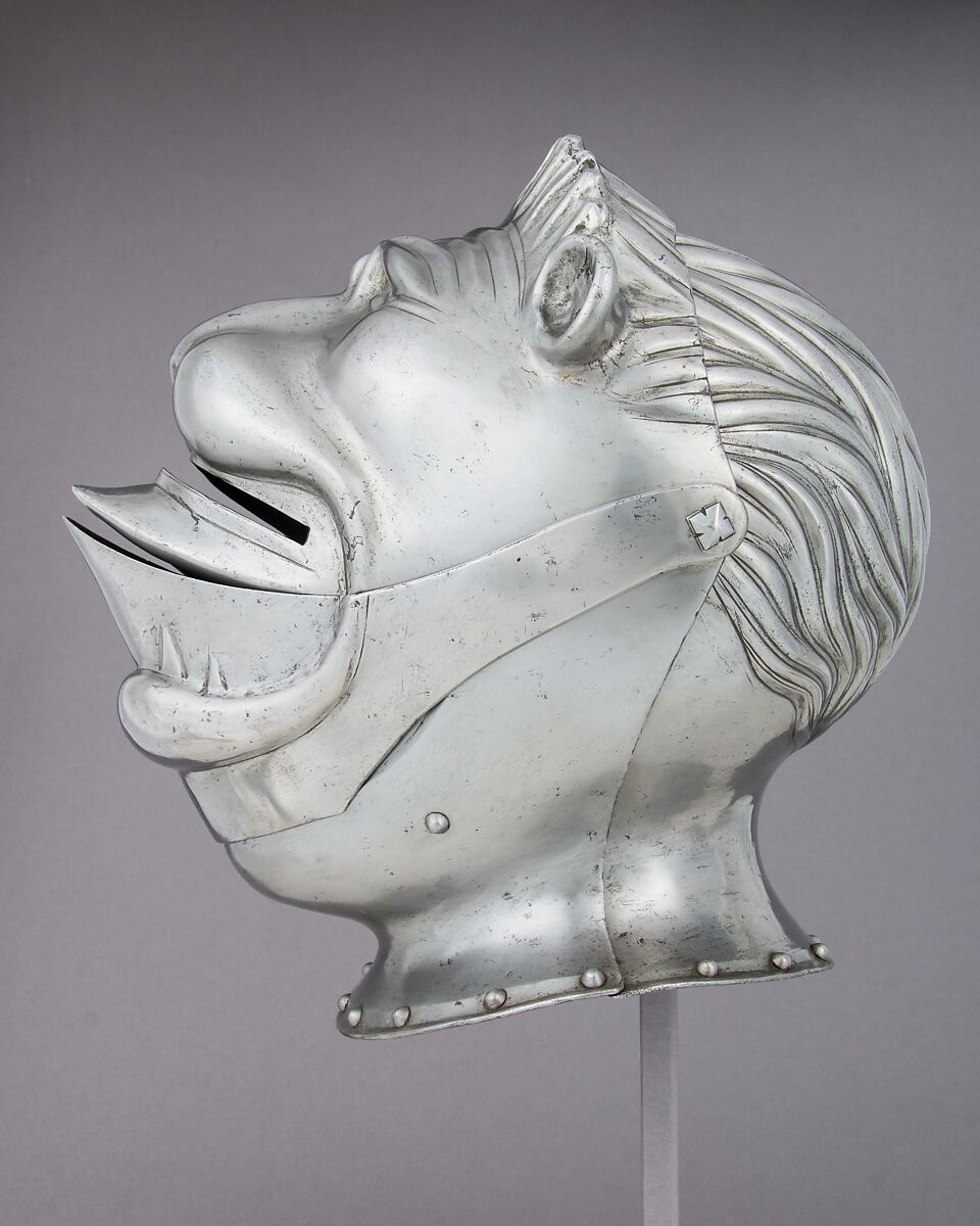 Close Helmet, Steel, possibly German or French