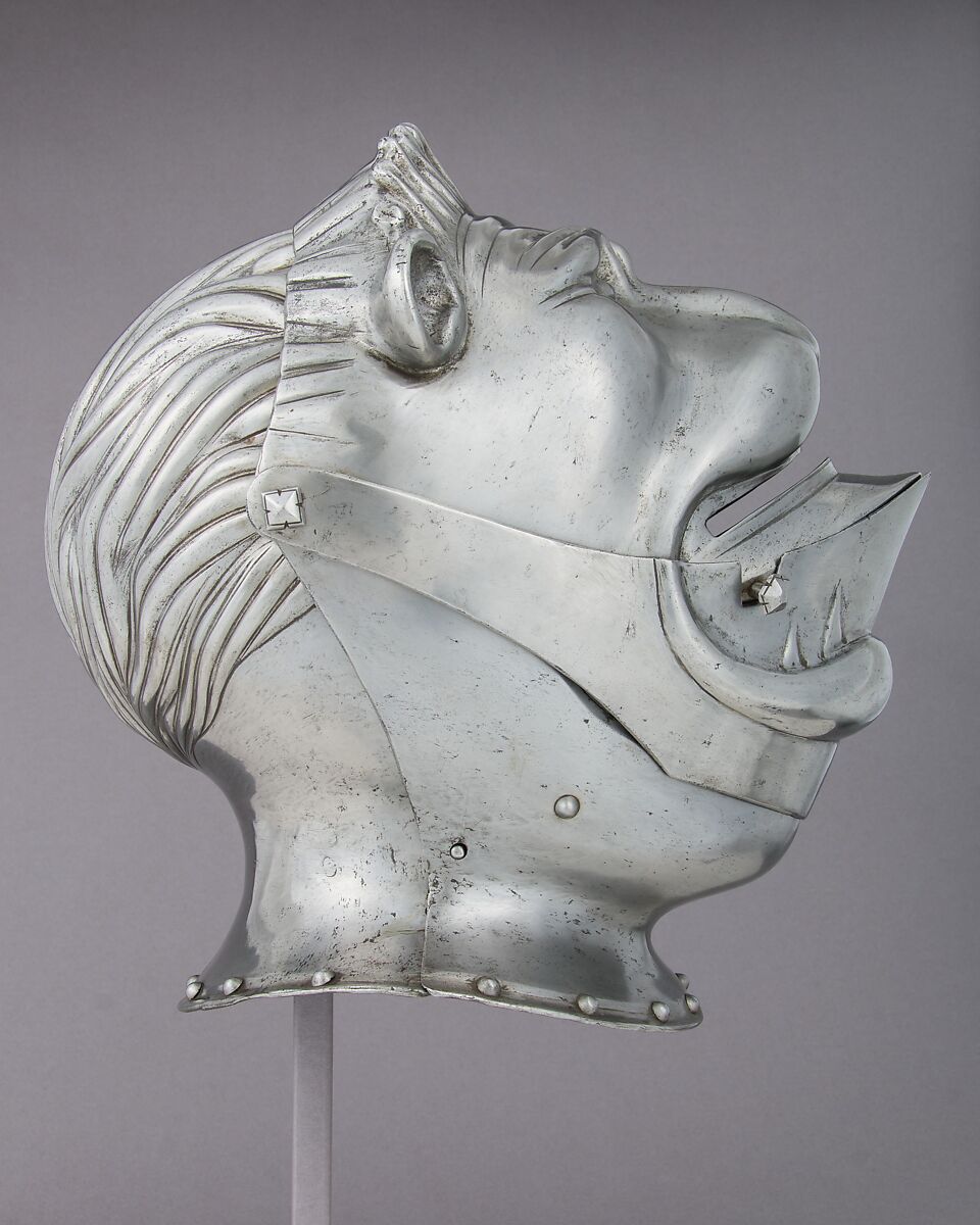 Close Helmet, Steel, possibly German or French