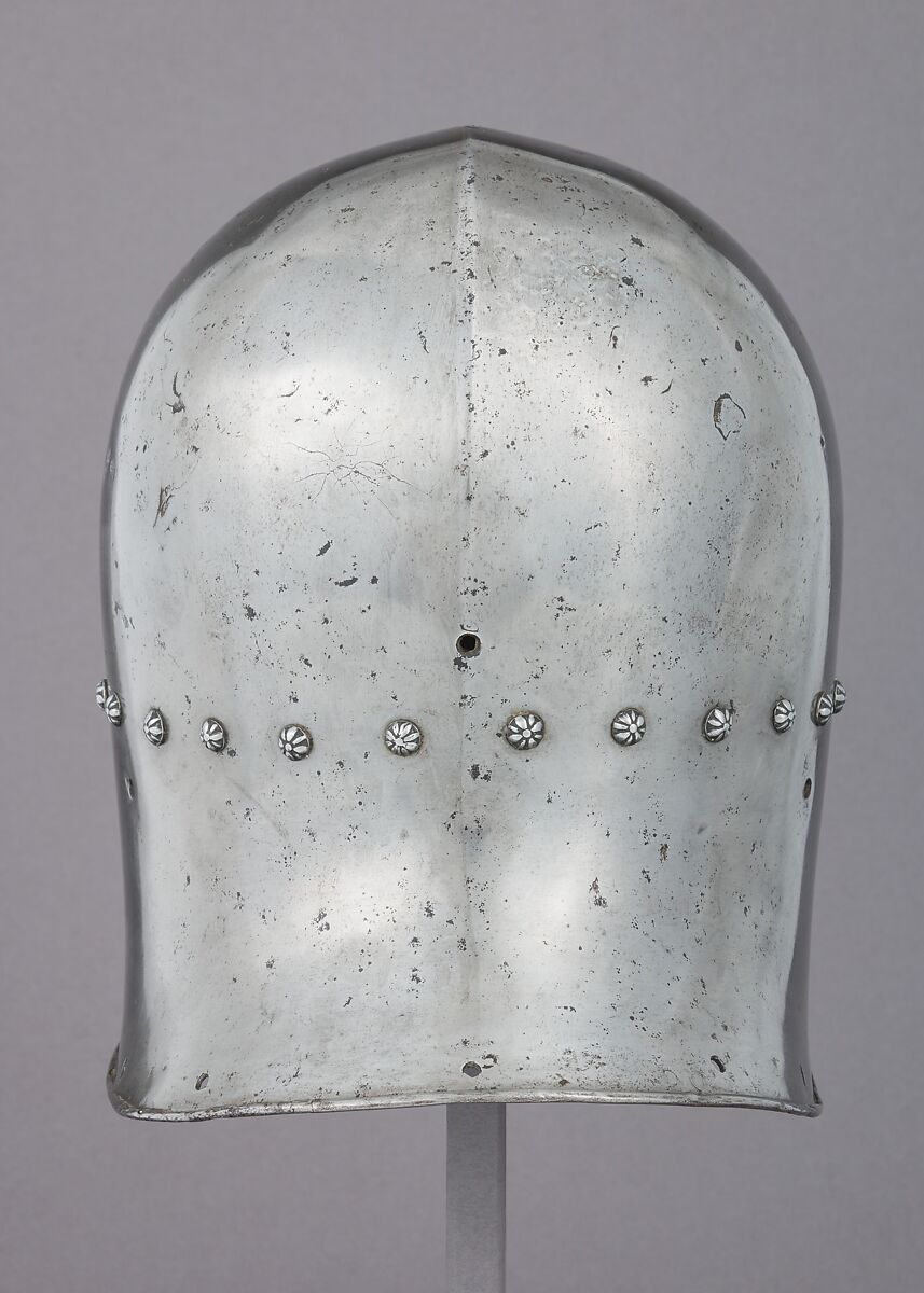 Sallet, Steel, leather, Italian