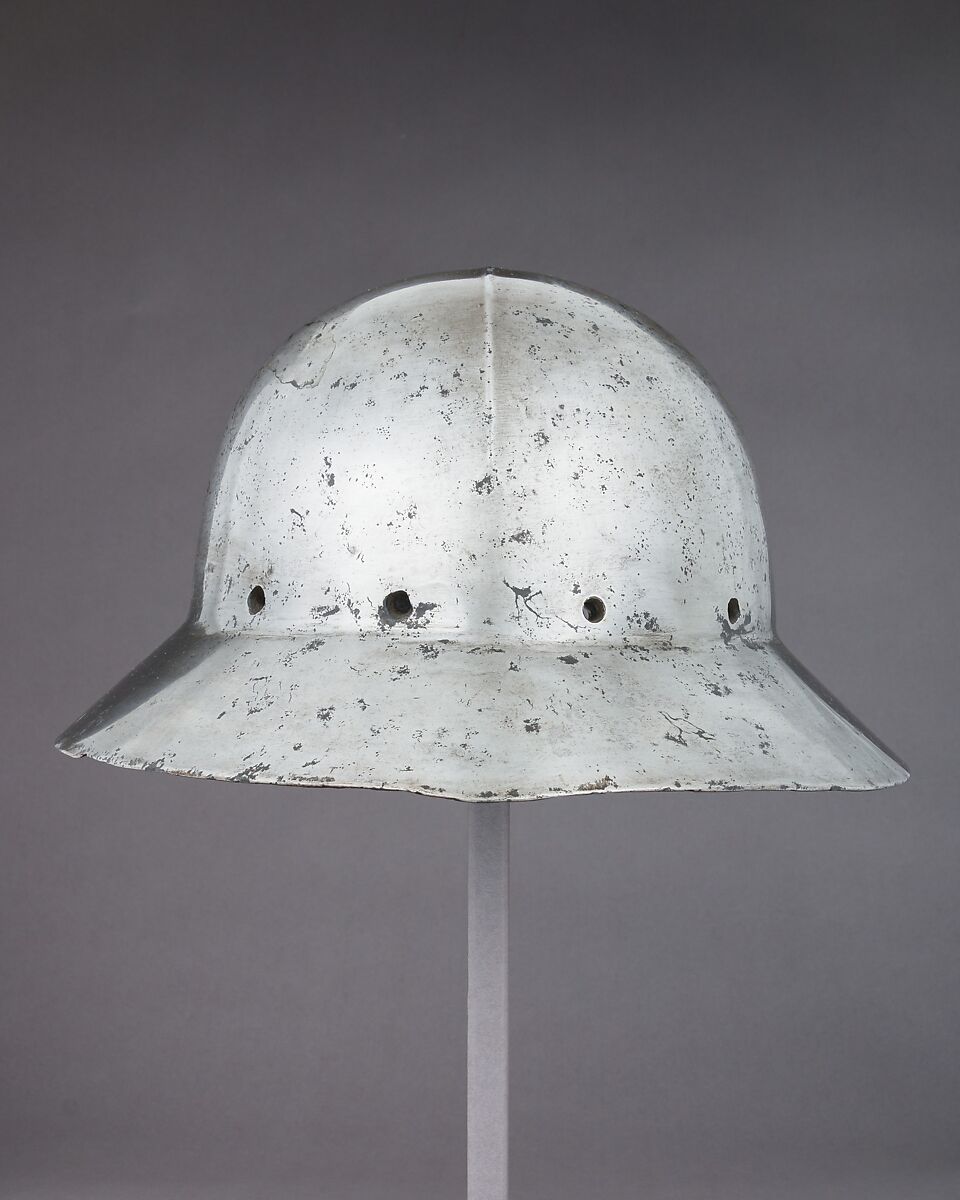Siege Helmet in the form of a War Hat, Steel, Western European