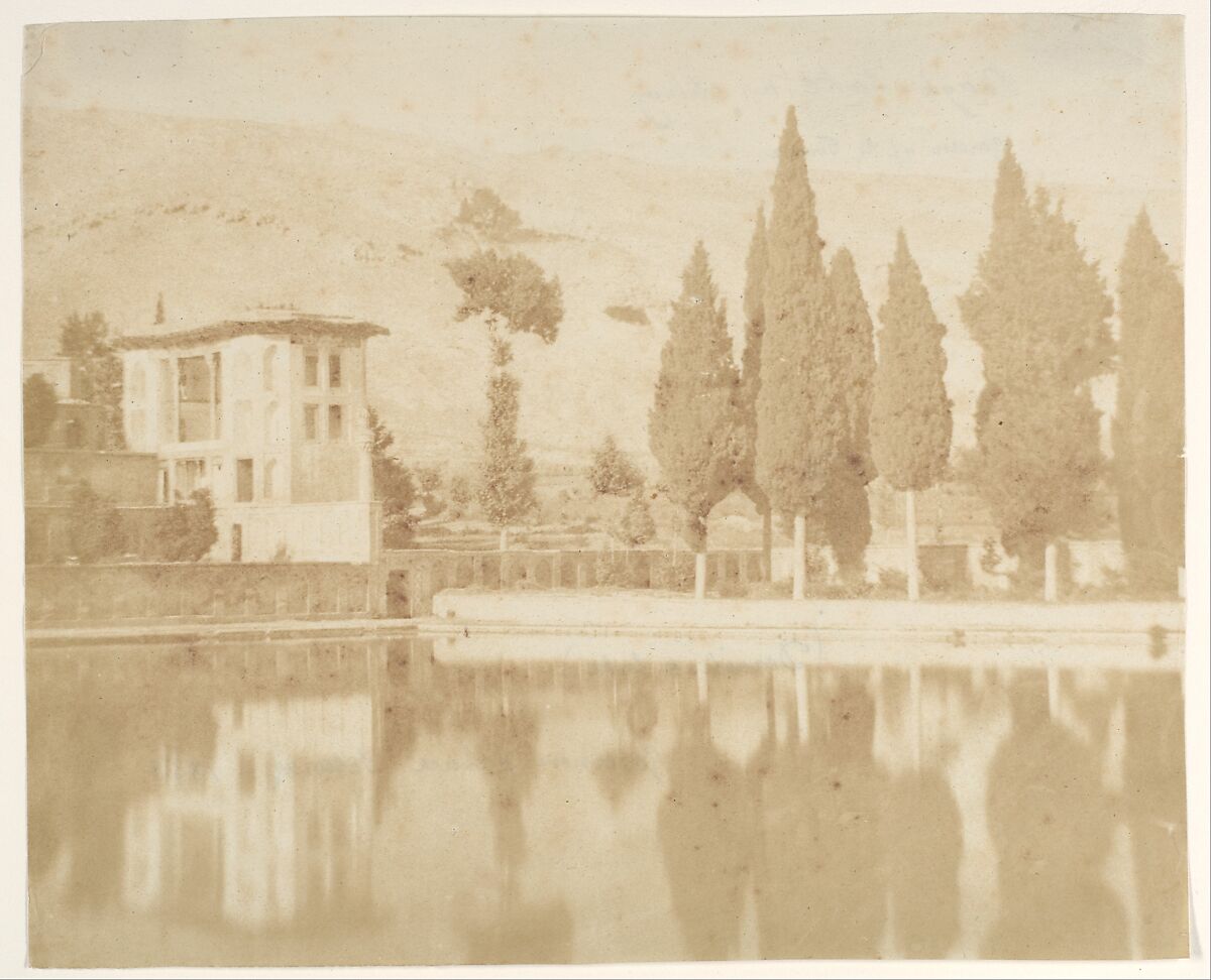 Bagh-takt a chiraz, Luigi Pesce (Italian, 1818–1891), Salted paper print from paper negative 