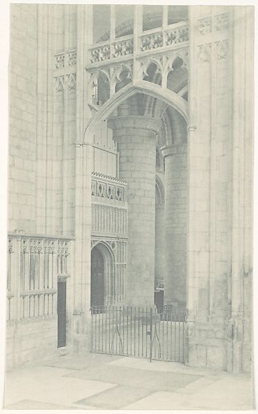 Gloucester Cathedral: North Transept, Frederick H. Evans (British, London 1853–1943 London), Platinum print 