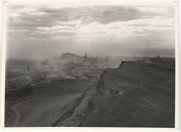 Mine Own Romantic Town / Sunset over Edinburgh, Robert Moyes Adam (British, Carluke, Lanarkshire, Scotland 1885–1967), Gelatin silver print 