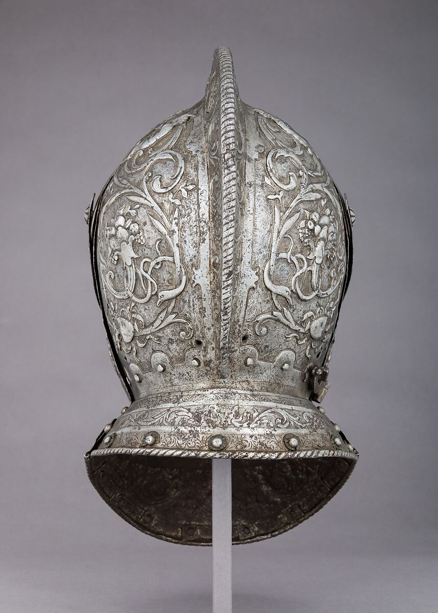 Close Helmet, Steel, brass, French