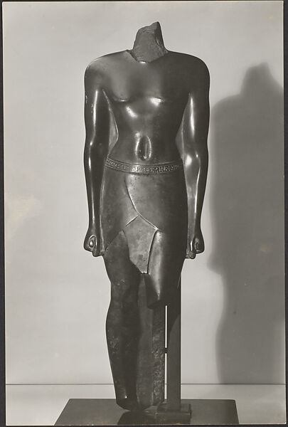 [Egyptian Sculpture, Metropolitan Museum of Art], Charles Sheeler (American, Philadelphia, Pennsylvania 1883–1965 Dobbs Ferry, New York), Gelatin silver print 