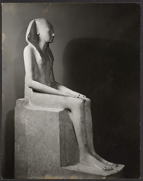 [Egyptian Sculpture, Metropolitan Museum of Art], Charles Sheeler (American, Philadelphia, Pennsylvania 1883–1965 Dobbs Ferry, New York), Gelatin silver print 