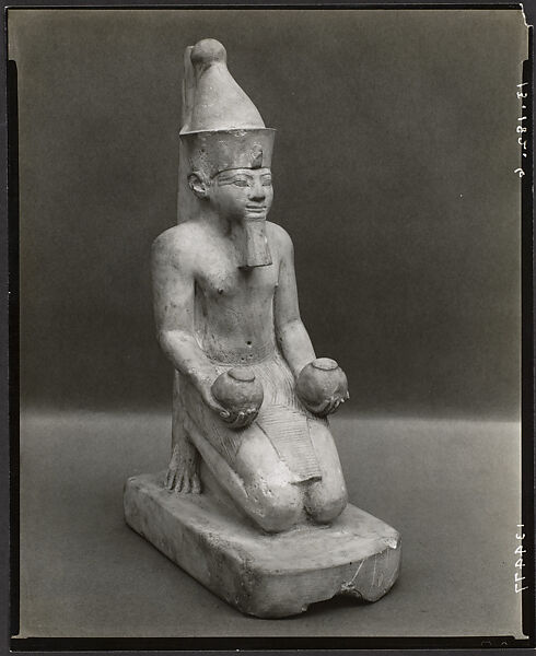 [Egyptian Sculpture, Metropolitan Museum of Art], Charles Sheeler (American, Philadelphia, Pennsylvania 1883–1965 Dobbs Ferry, New York), Gelatin silver print 