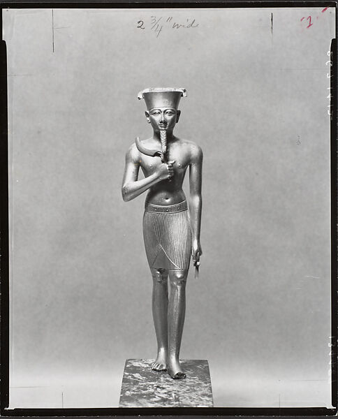 [Egyptian Sculpture, Metropolitan Museum of Art], Charles Sheeler (American, Philadelphia, Pennsylvania 1883–1965 Dobbs Ferry, New York), Gelatin silver print 