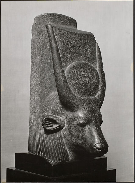 [Egyptian Sculpture, Metropolitan Museum of Art], Charles Sheeler (American, Philadelphia, Pennsylvania 1883–1965 Dobbs Ferry, New York), Gelatin silver print 