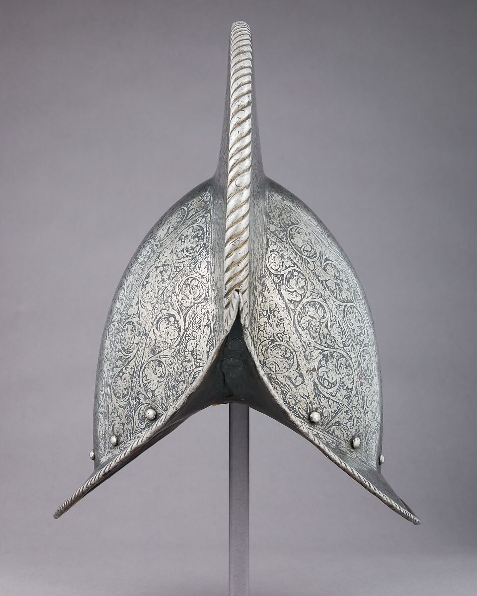 Morion, Steel, leather, French