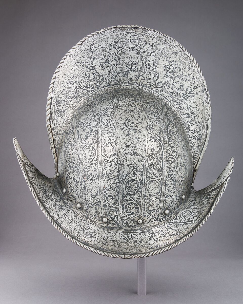 Morion, Steel, leather, French