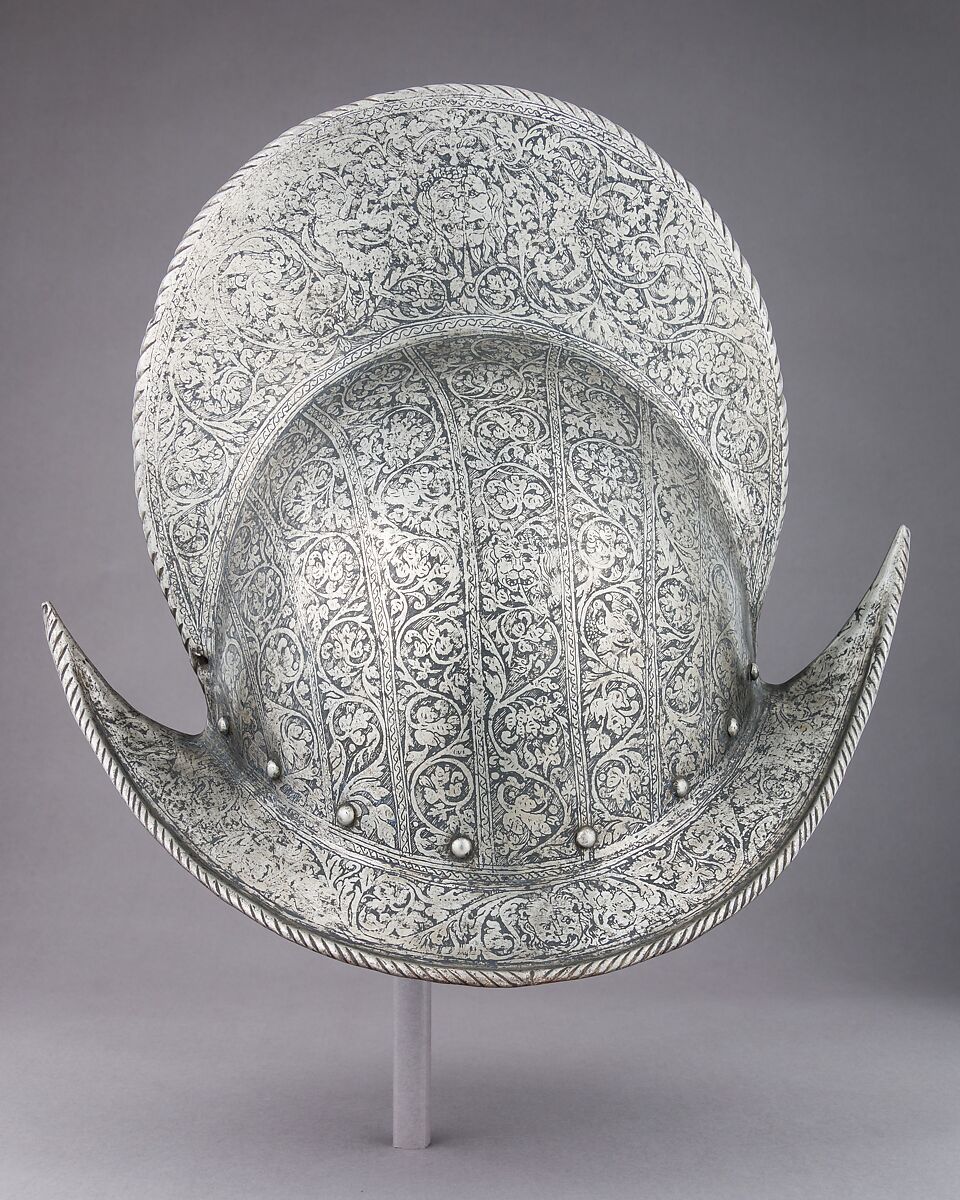 Morion, Steel, leather, French