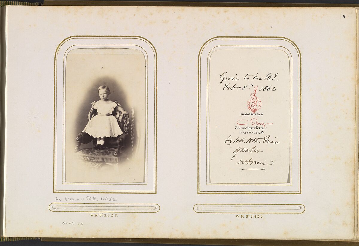 [Carte-de-Visite Album of British and European Royalty], F. Joubert (British), Albumen silver prints