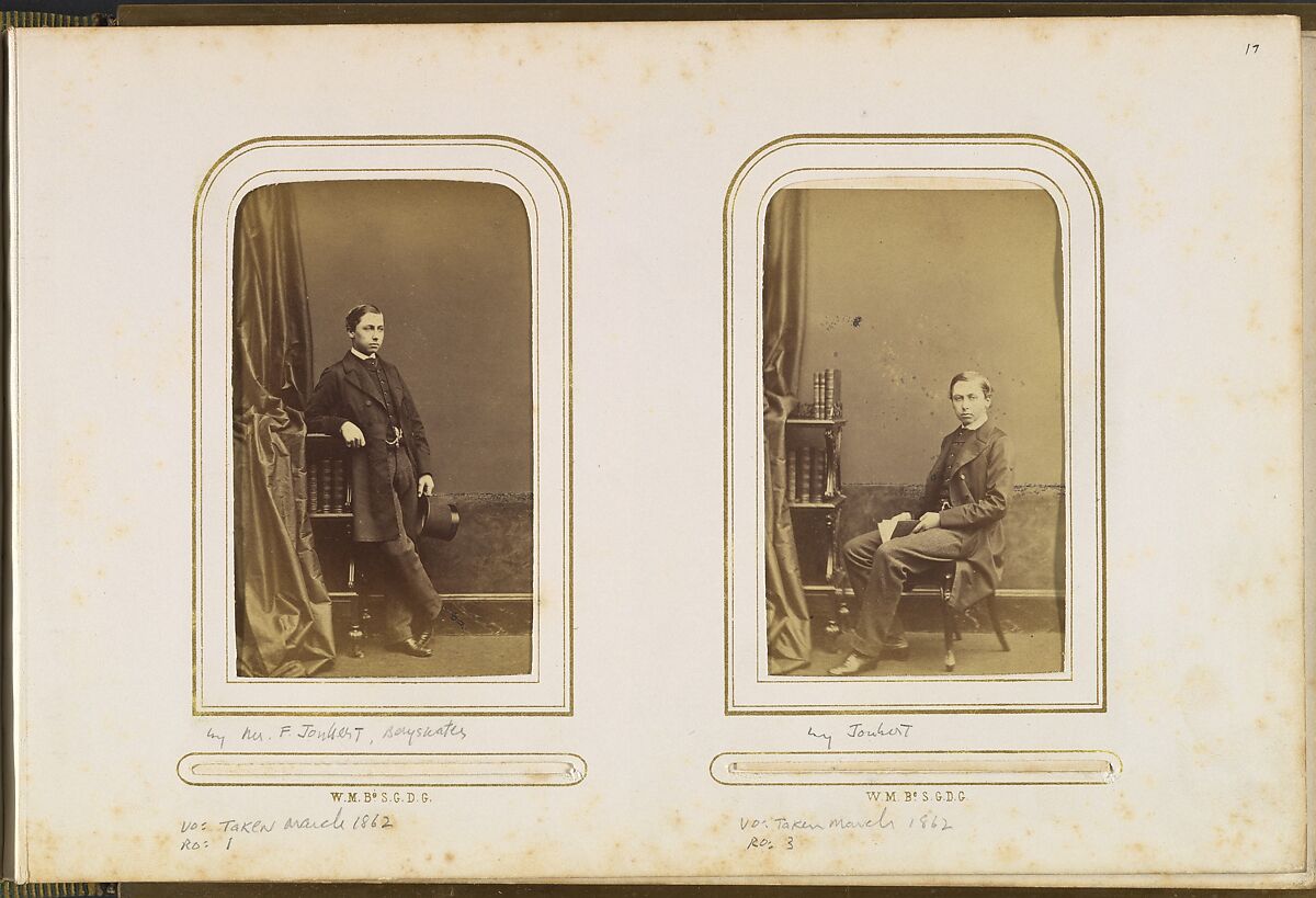 [Carte-de-Visite Album of British and European Royalty], F. Joubert (British), Albumen silver prints