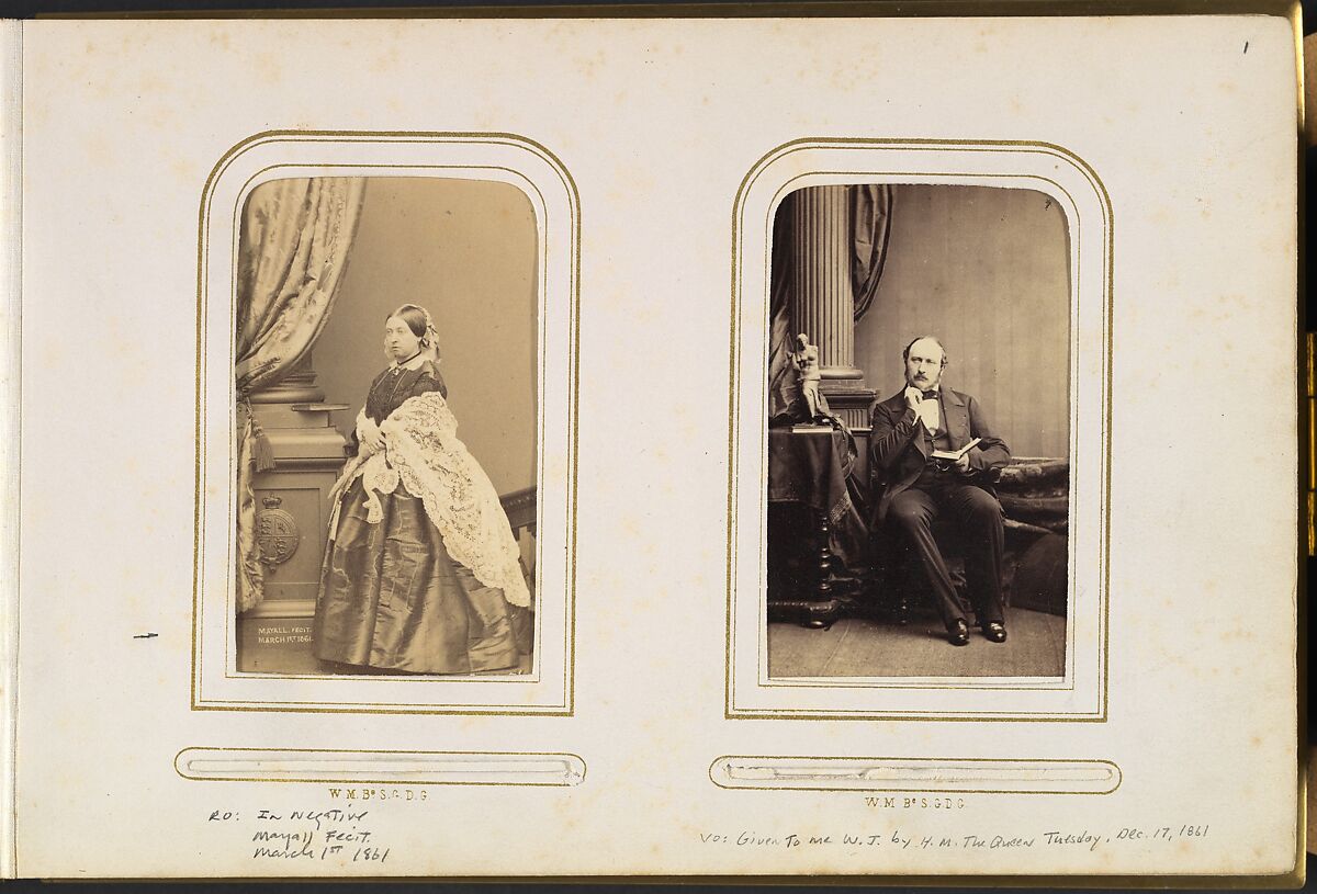 [Carte-de-Visite Album of British and European Royalty], F. Joubert (British), Albumen silver prints