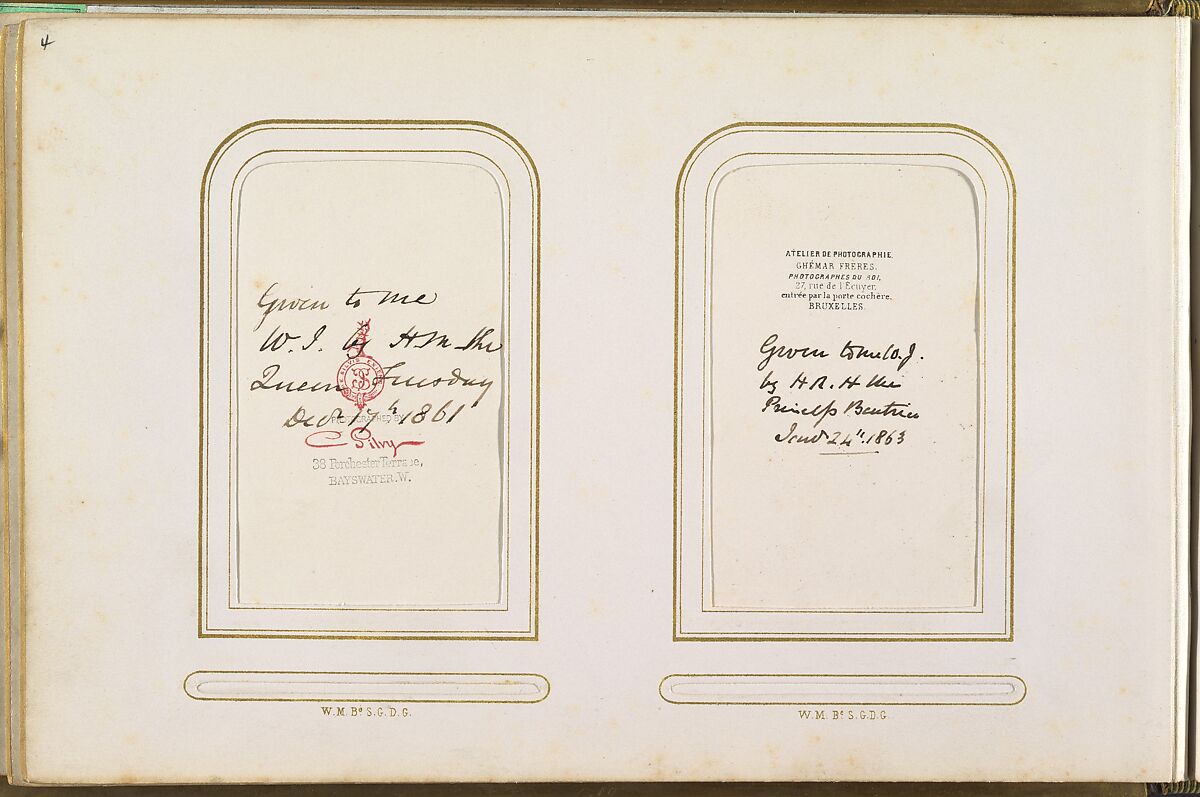 [Carte-de-Visite Album of British and European Royalty], F. Joubert (British), Albumen silver prints