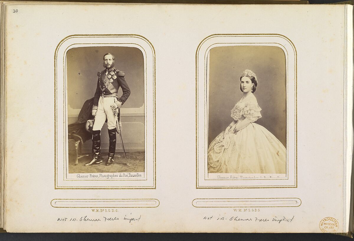 [Carte-de-Visite Album of British and European Royalty], F. Joubert (British), Albumen silver prints