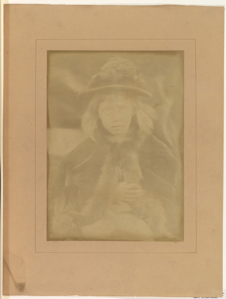 [Unidentified Child], Julia Margaret Cameron (British (born India), Calcutta 1815–1879 Kalutara, Ceylon), Albumen silver print from glass negative 