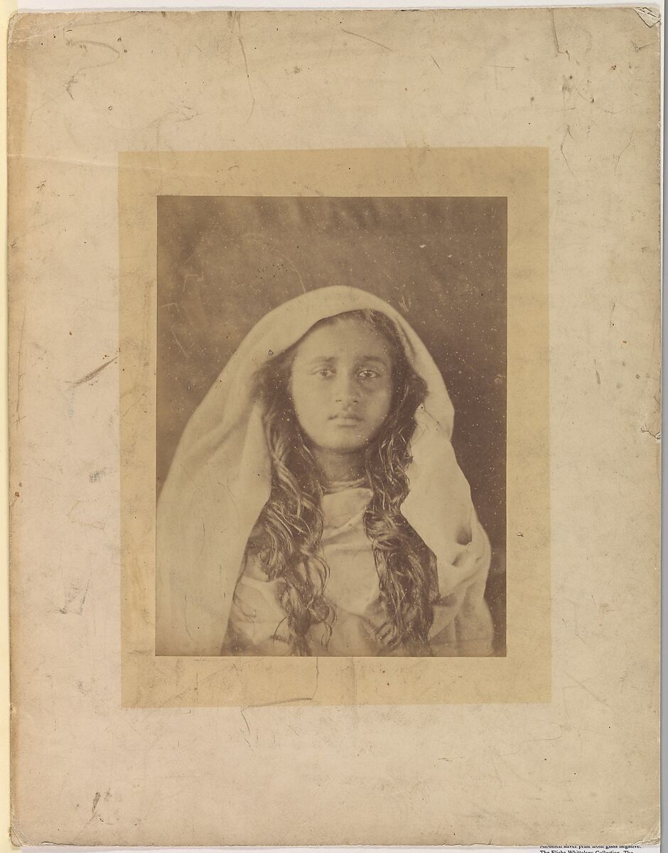 Ceylonese Woman, Julia Margaret Cameron (British (born India), Calcutta 1815–1879 Kalutara, Ceylon), Albumen silver print from glass negative 
