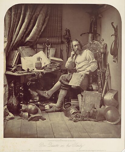 Don Quixote in His Study