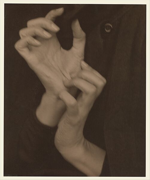 Georgia O'Keeffe — Hands, Alfred Stieglitz (American, Hoboken, New Jersey 1864–1946 New York), Palladium print 