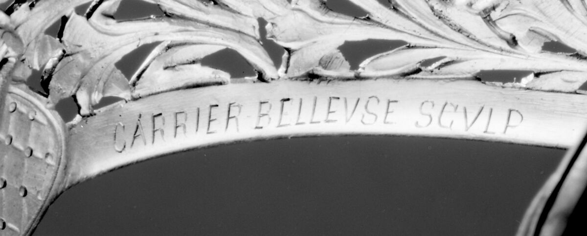 Sword Hilt, Designed and modeled by Albert-Ernest Carrier-Belleuse (French, Anizy-le-Château 1824–1887 Sèvres), Bronze, gold, French, Paris