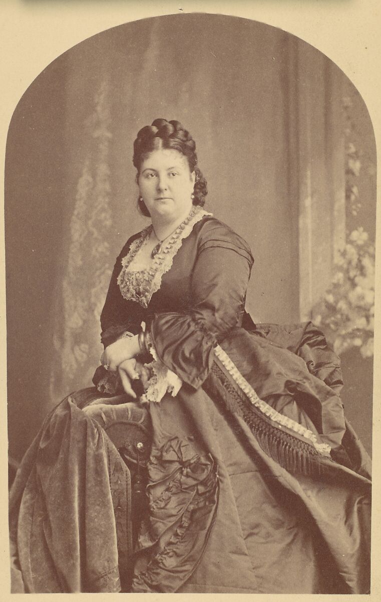 [The British Soprano Euphrosyne Parepa-Rosa (1836-1874)], Jeremiah Gurney (American, 1812–1895 Coxsackie, New York), Albumen silver print from glass negative 