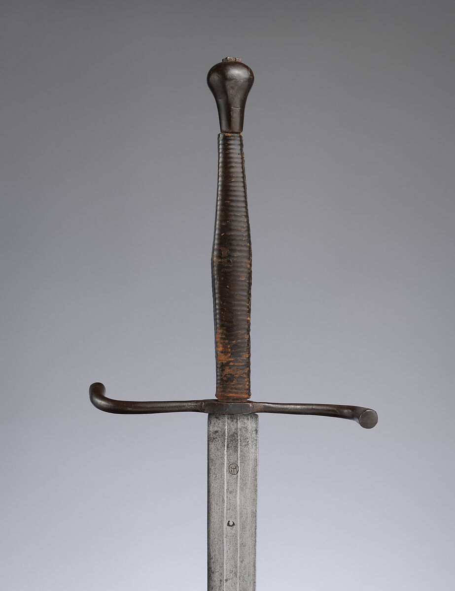 Hand and a Half Sword, Steel, leather, wood, German