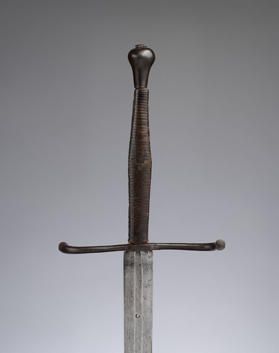 Hand and a Half Sword, Steel, leather, wood, German