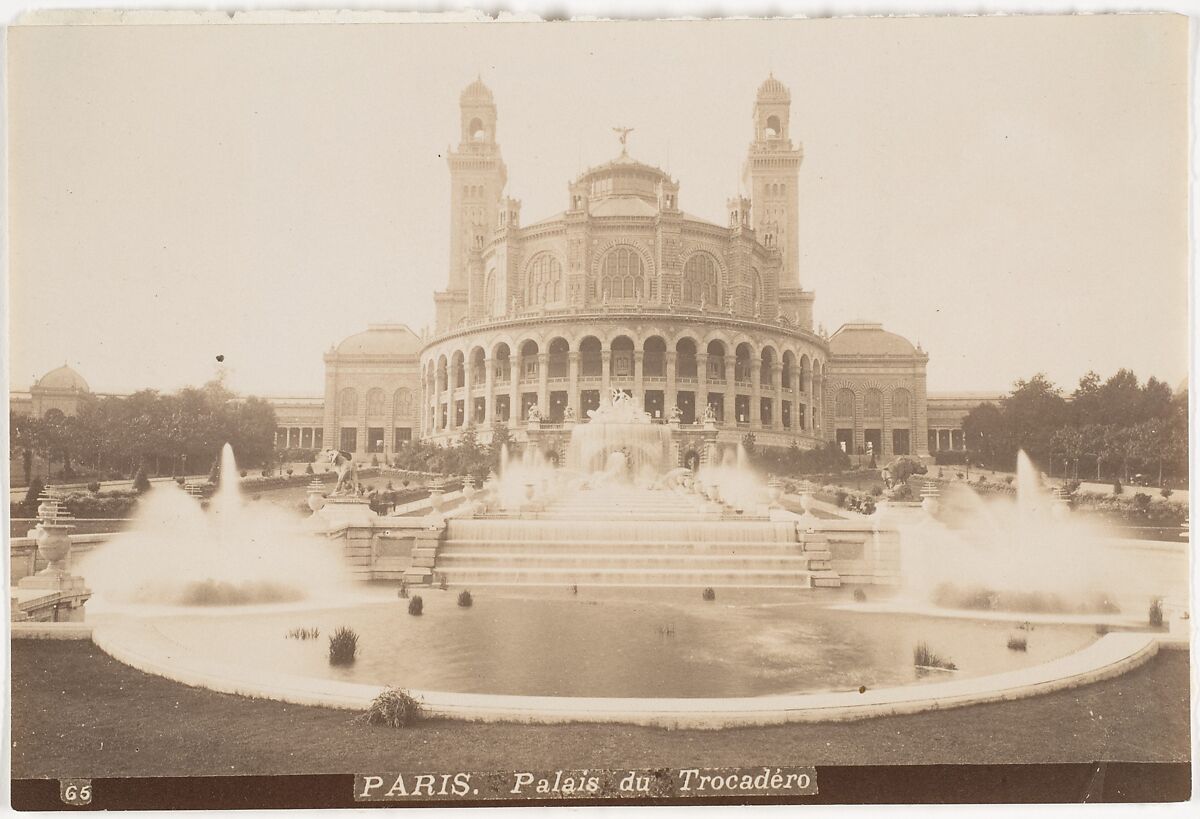 Palais du Trocadero, Unknown (French), Albumen silver print 
