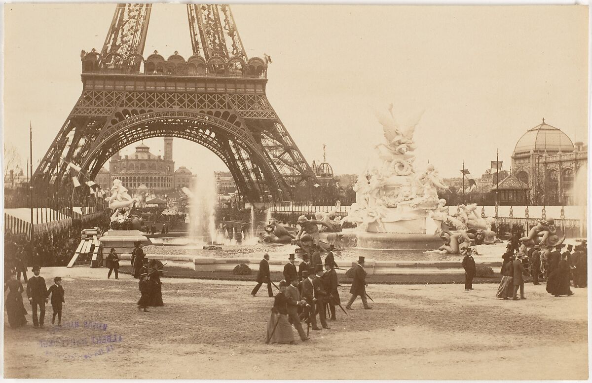 Eiffel Tower, Unknown (French), Albumen silver print 